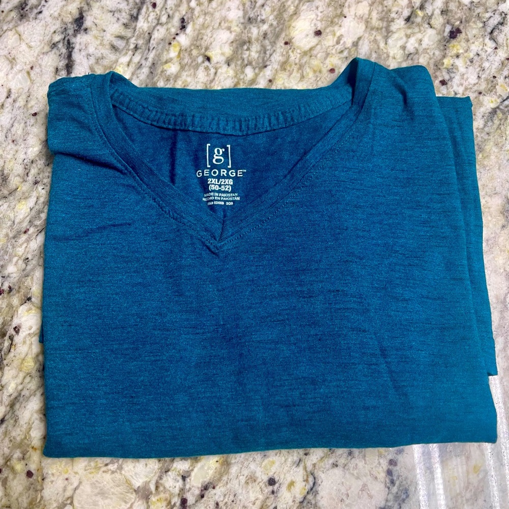 George V Neck Mens’s Tee Shirt Bundle Size XXL - Picture 5 of 6